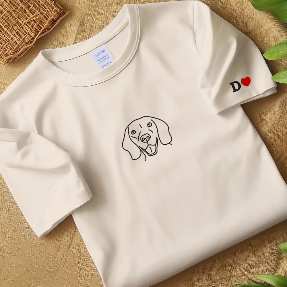 オリジナル 猫 犬 ペット 名前 写真 刺繍 スウェット トレーナー
