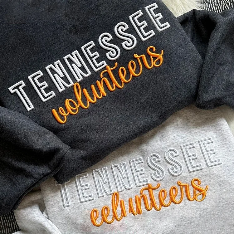 Embroidered Name Sweatshirt Hoodie Embroidery College Couples Matching Hoodies Crew Neck Sorority Anniversary Gift
