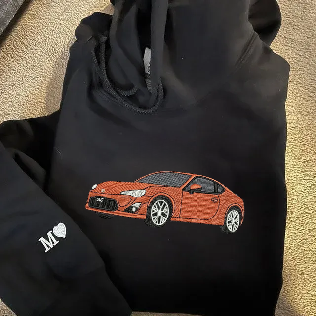 ✨50% Off✨カスタムカー写真刺繍Tシャツ・パーカー(2 点購入で送料無料)