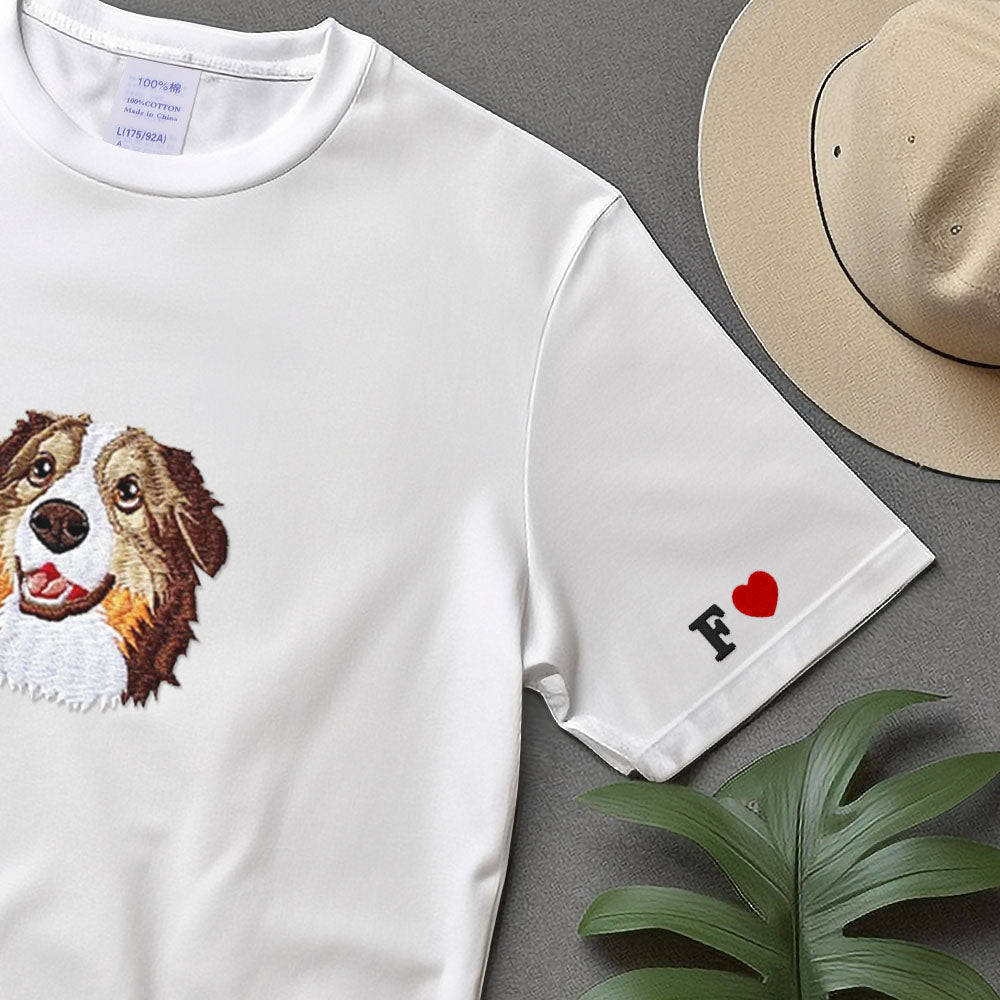 オリジナル 猫 犬 ペット 名前 写真 刺繍 スウェット トレーナー