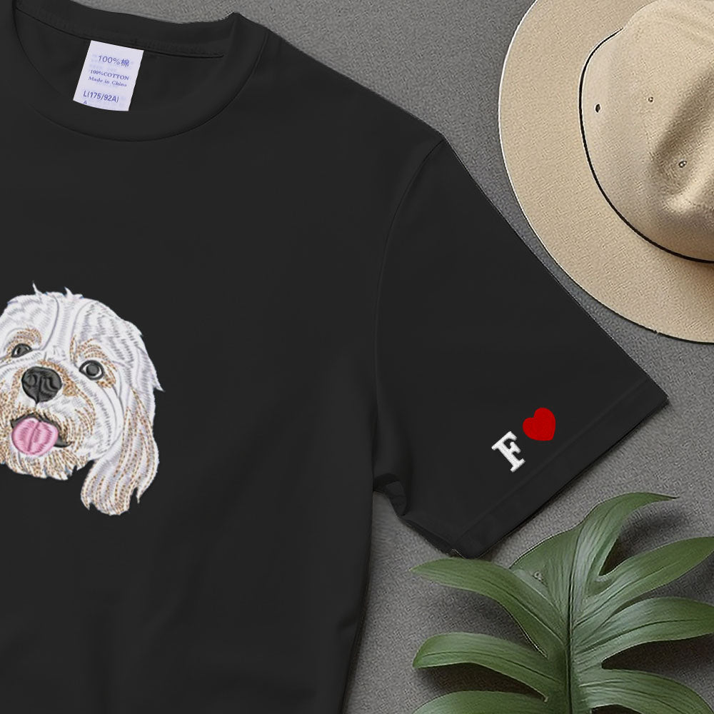 オリジナル 猫 犬 ペット 名前 写真 刺繍 スウェット トレーナー