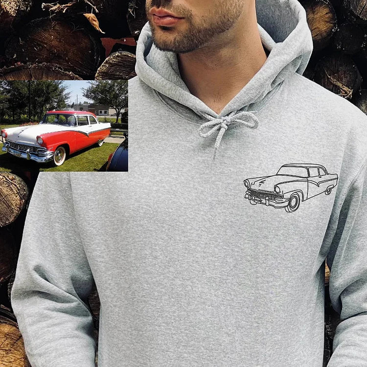 ✨50% Off✨カスタムカー写真刺繍Tシャツ・パーカー(2 点購入で送料無料)