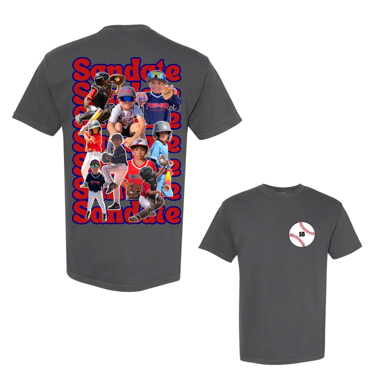 あの一瞬を永遠に|スポーツシーン写真カスタムTシャツ・スウェット・パーカー|試合・引退・優勝の特別ギフトに