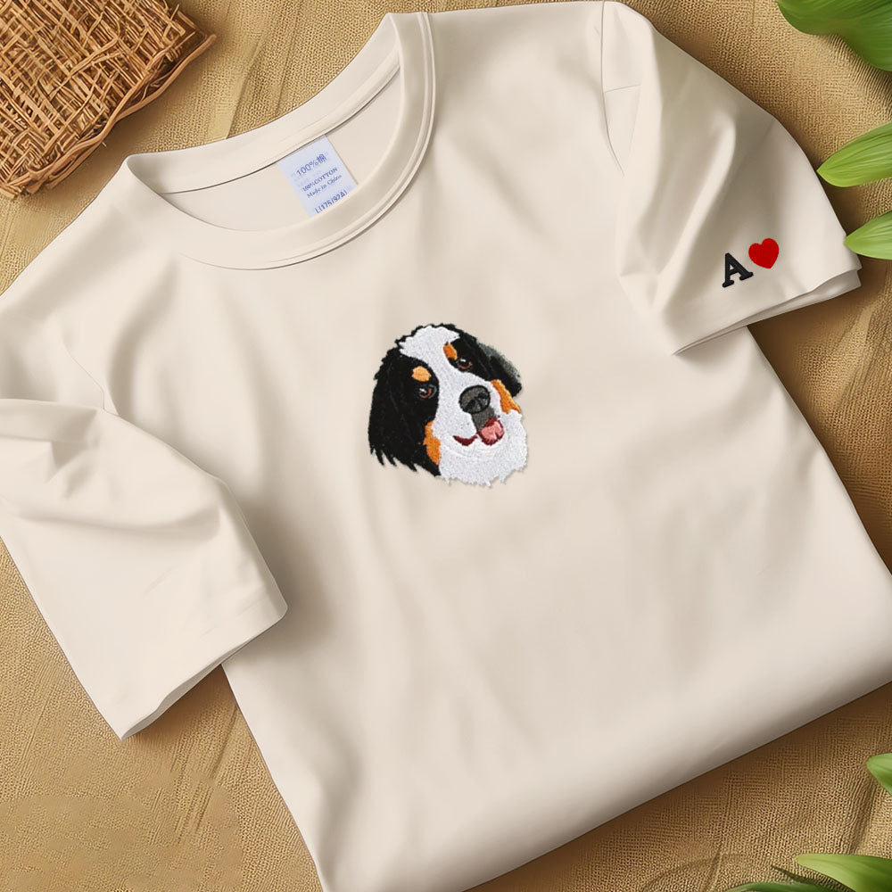 オリジナル 猫 犬 ペット 名前 写真 刺繍 スウェット トレーナー
