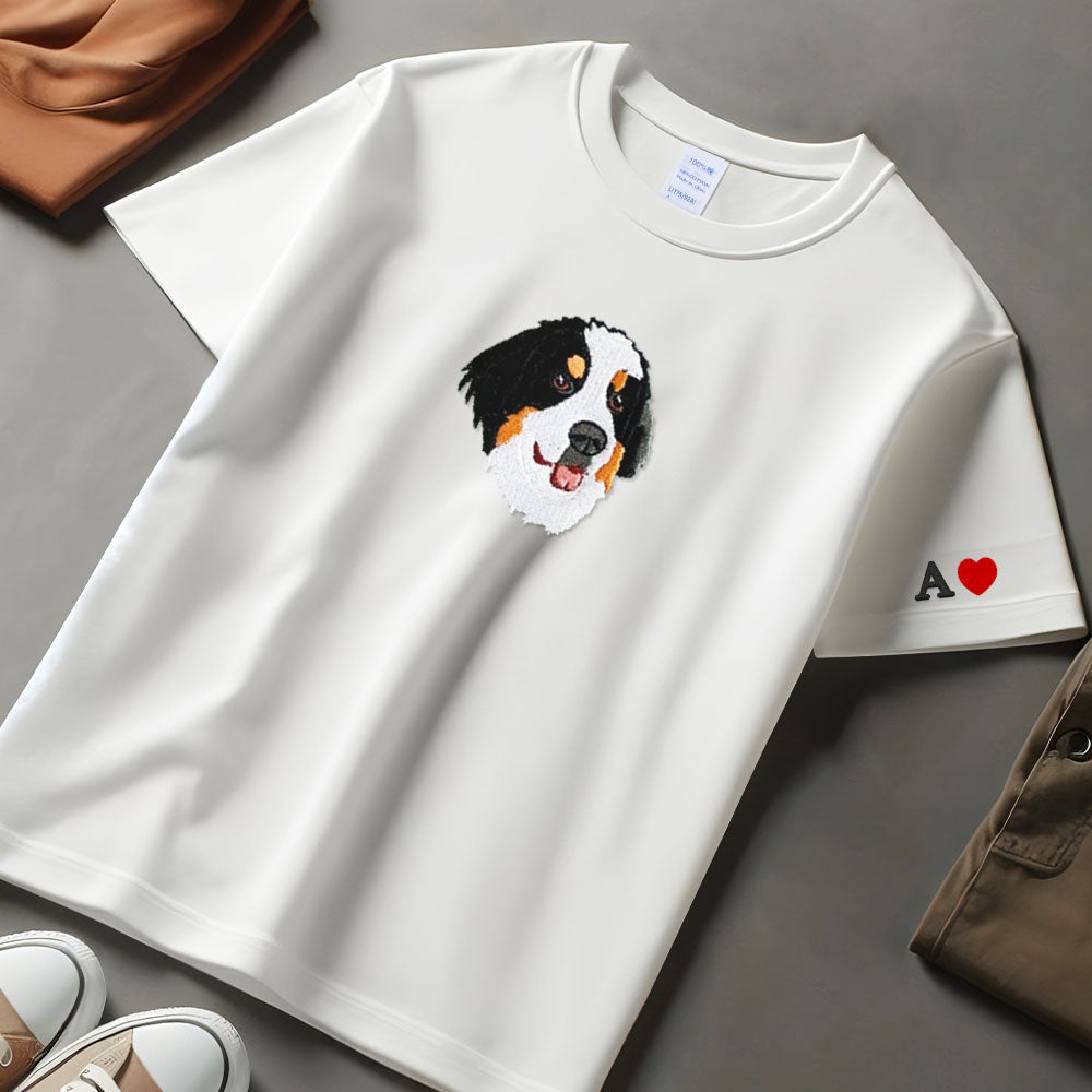 オリジナル 猫 犬 ペット 名前 写真 刺繍 スウェット トレーナー