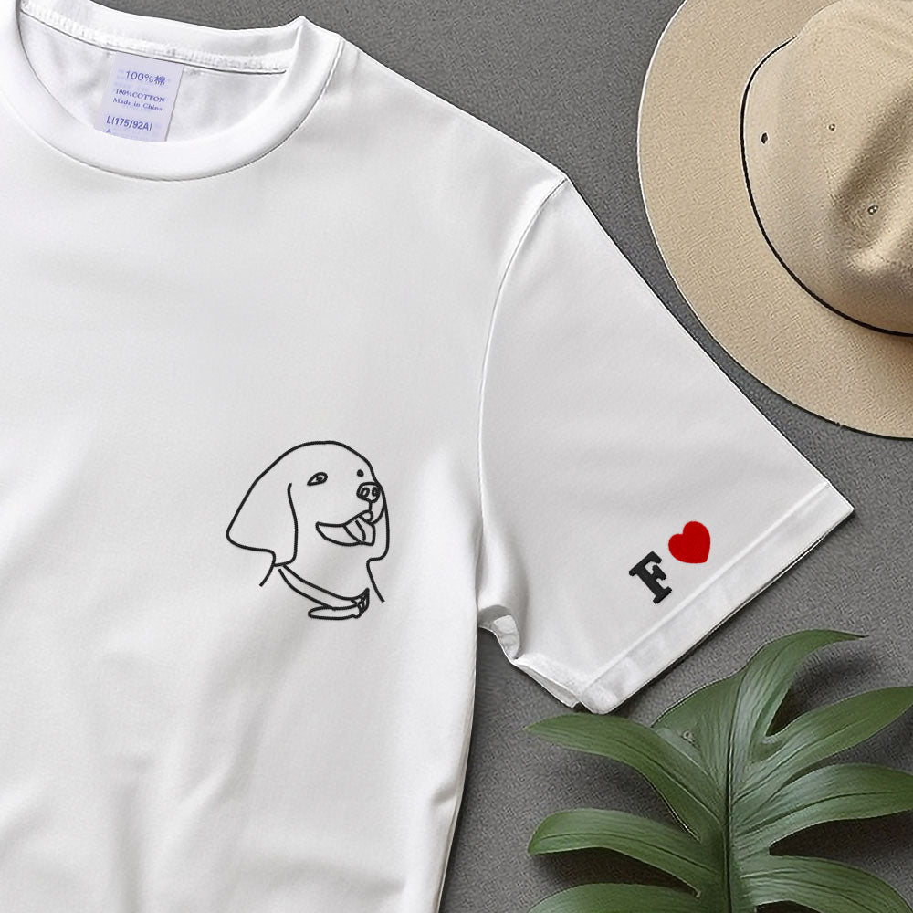 オリジナル 猫 犬 ペット 名前 写真 刺繍 スウェット トレーナー