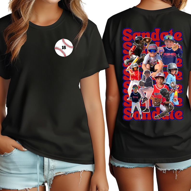あの一瞬を永遠に|スポーツシーン写真カスタムTシャツ・スウェット・パーカー|試合・引退・優勝の特別ギフトに