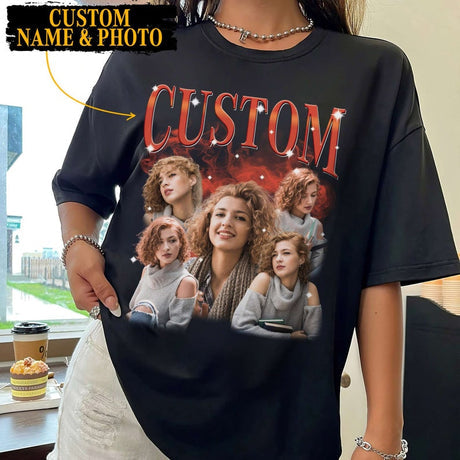 カスタム海賊版ラップ T シャツ、あなたのデザインを挿入