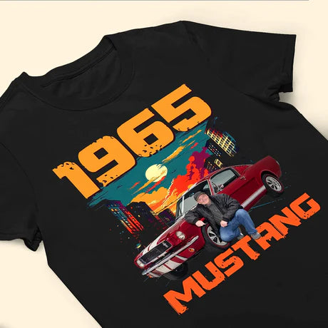 カーヴィンテージTシャツ - パーソナライズされたフォトシャツ