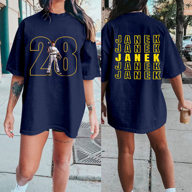名入れ 数字 写真入り Tシャツ オリジナル