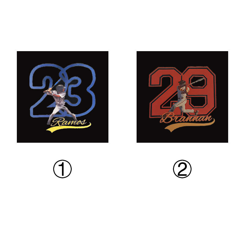 数字 写真入り ネーム入り Tシャツ オリジナル