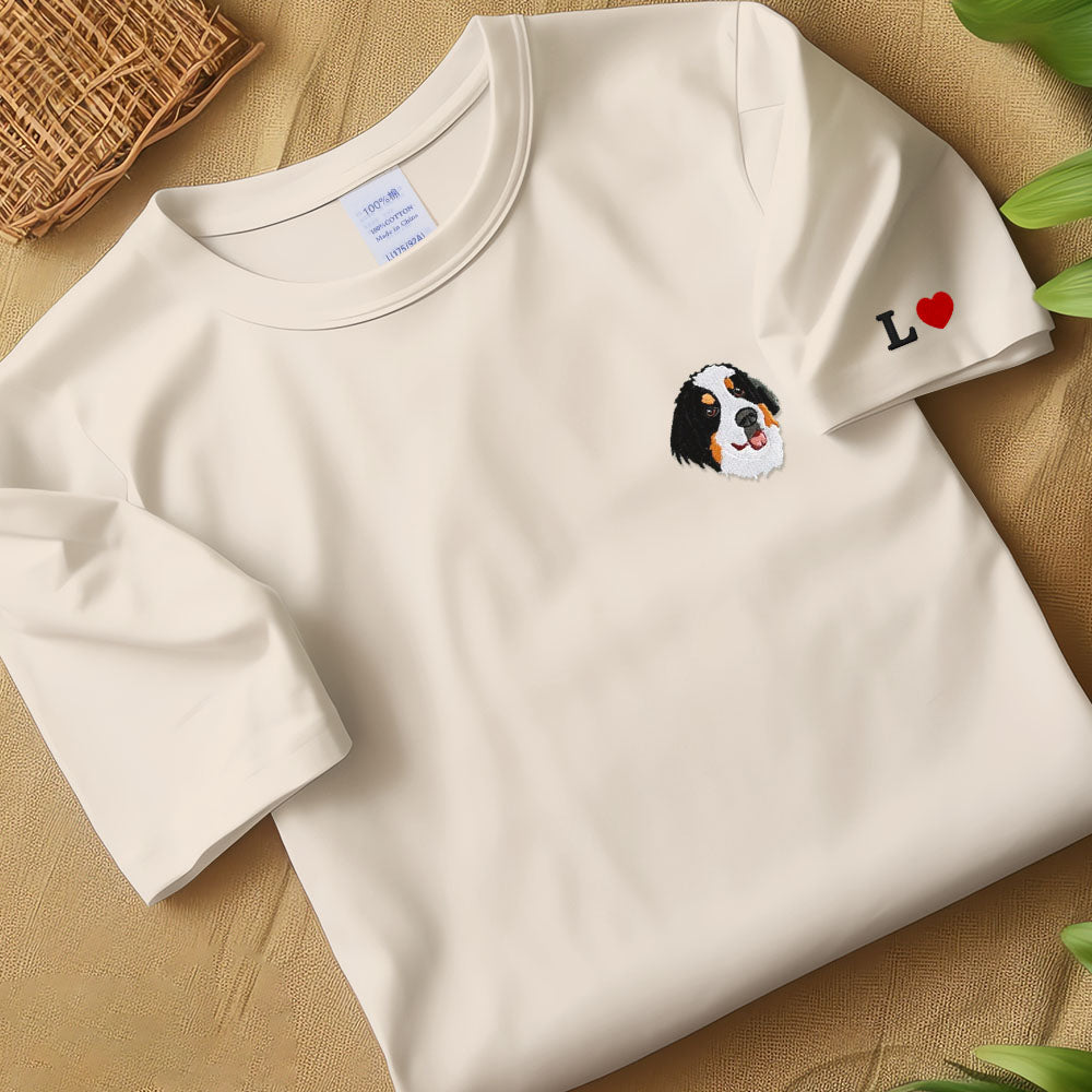 オリジナル 猫 犬 ペット 名前 写真 刺繍 スウェット トレーナー
