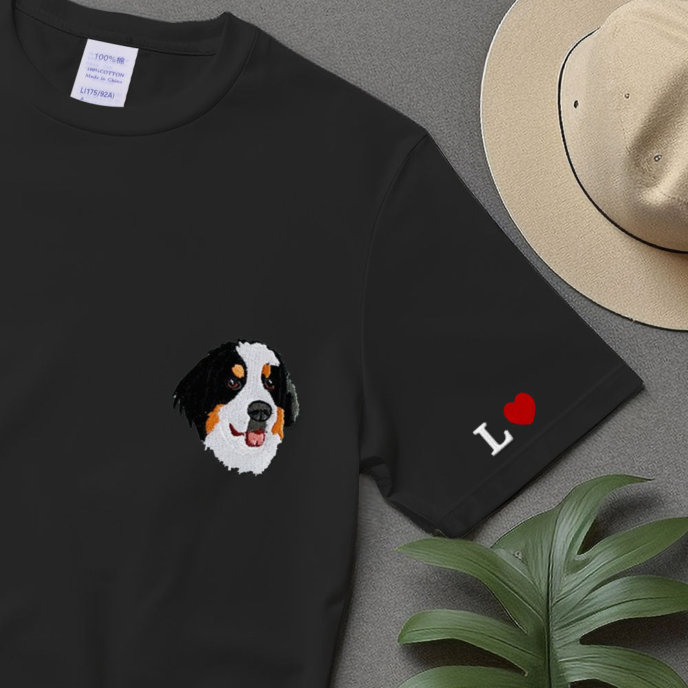 オリジナル 猫 犬 ペット 名前 写真 刺繍 スウェット トレーナー