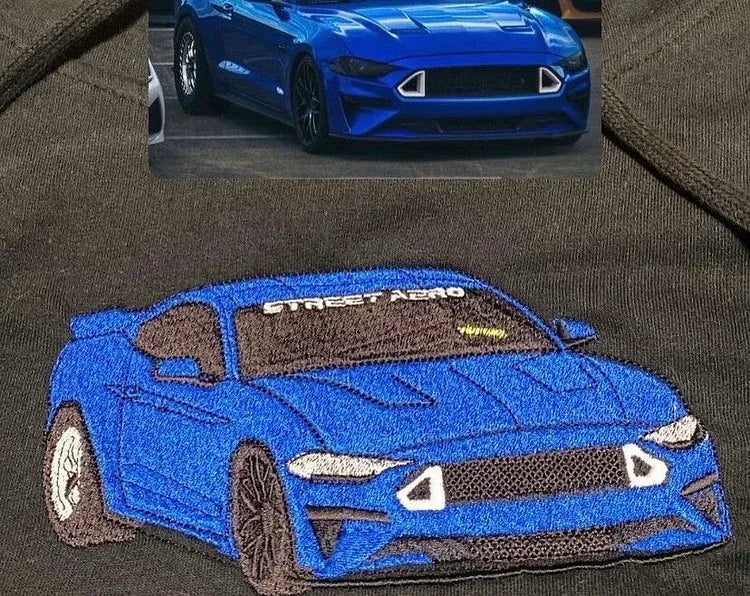 ✨50% Off✨カスタムカー写真刺繍Tシャツ・パーカー(2 点購入で送料無料)
