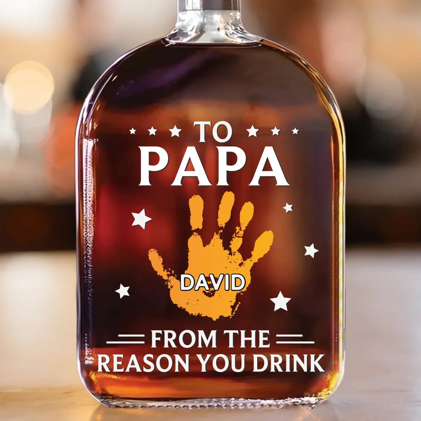 🥃お父さんへ🥃パーソナライズされたカスタムウイスキーボトル