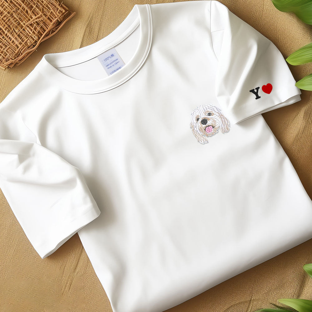 オリジナル 猫 犬 ペット 名前 写真 刺繍 スウェット トレーナー
