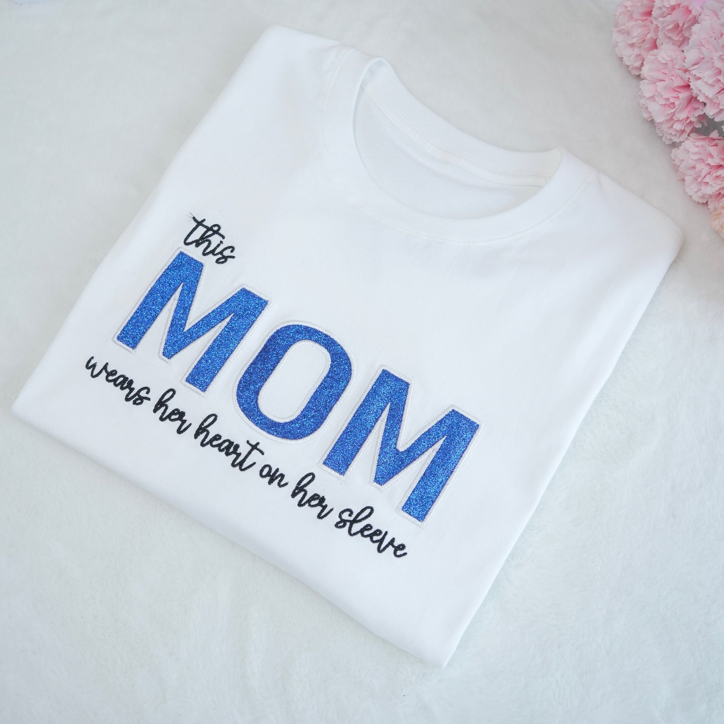 💘 ママへの最高の贈り物💘 キラキラネーム刺繍Tシャツ/スウェット/パーカー