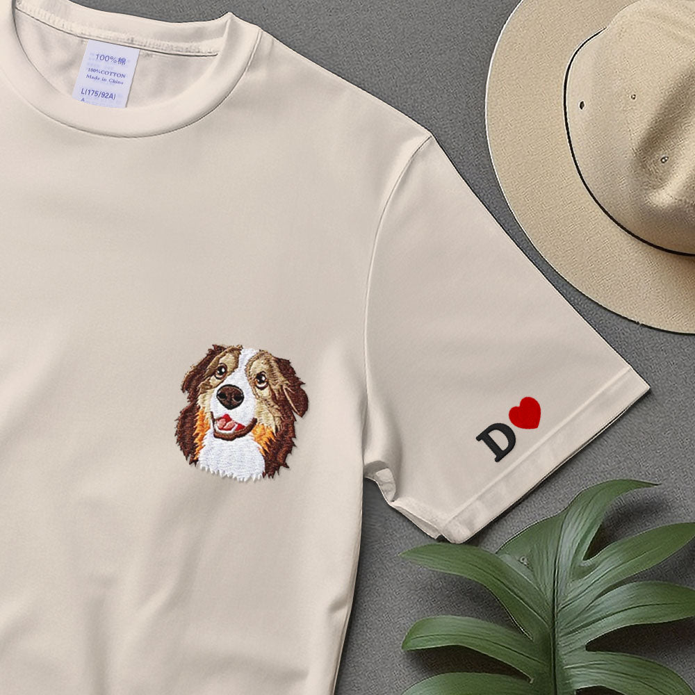 オリジナル 猫 犬 ペット 名前 写真 刺繍 スウェット トレーナー