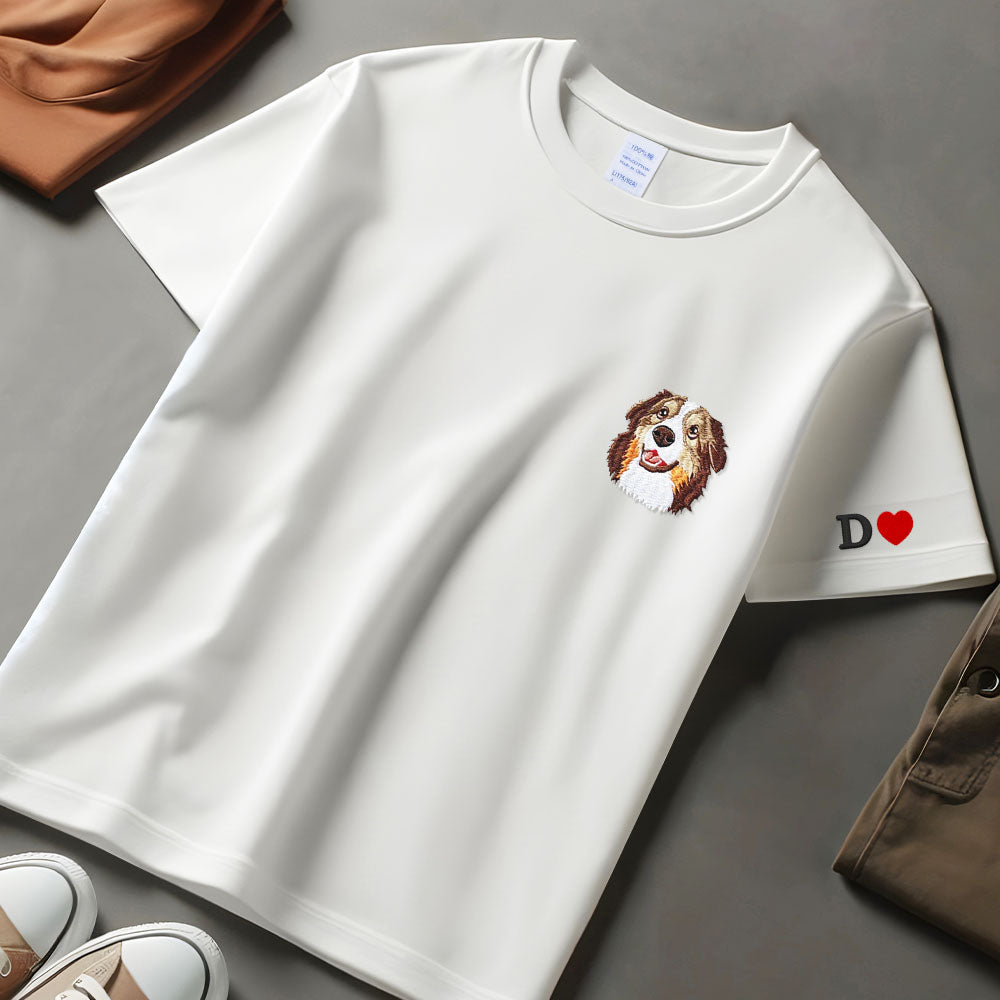 オリジナル 猫 犬 ペット 名前 写真 刺繍 スウェット トレーナー