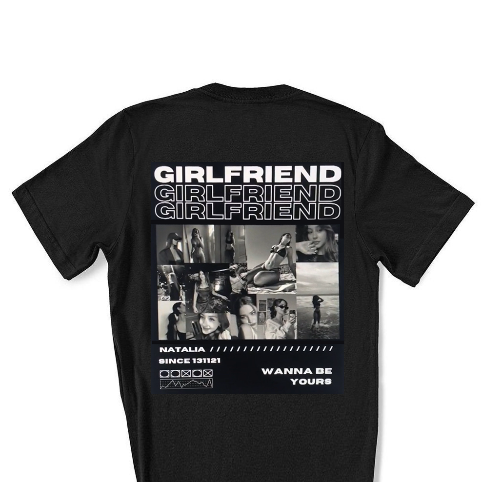 ONLY YOU カスタム写真Tシャツ|ユニークなペアギフト|バレンタインデーの特別な思い出に