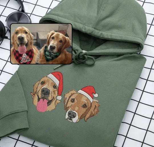 Personalized Pet Face and Pet Name Sweatshirts