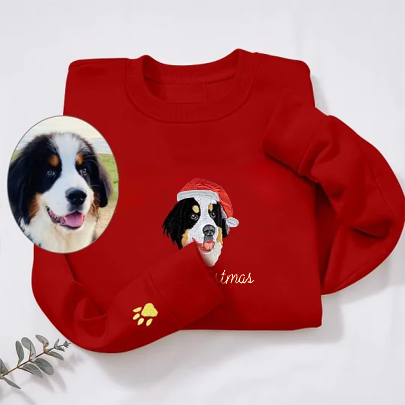 Personalized Pet Face and Pet Name Sweatshirts