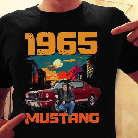 カーヴィンテージTシャツ - パーソナライズされたフォトシャツ