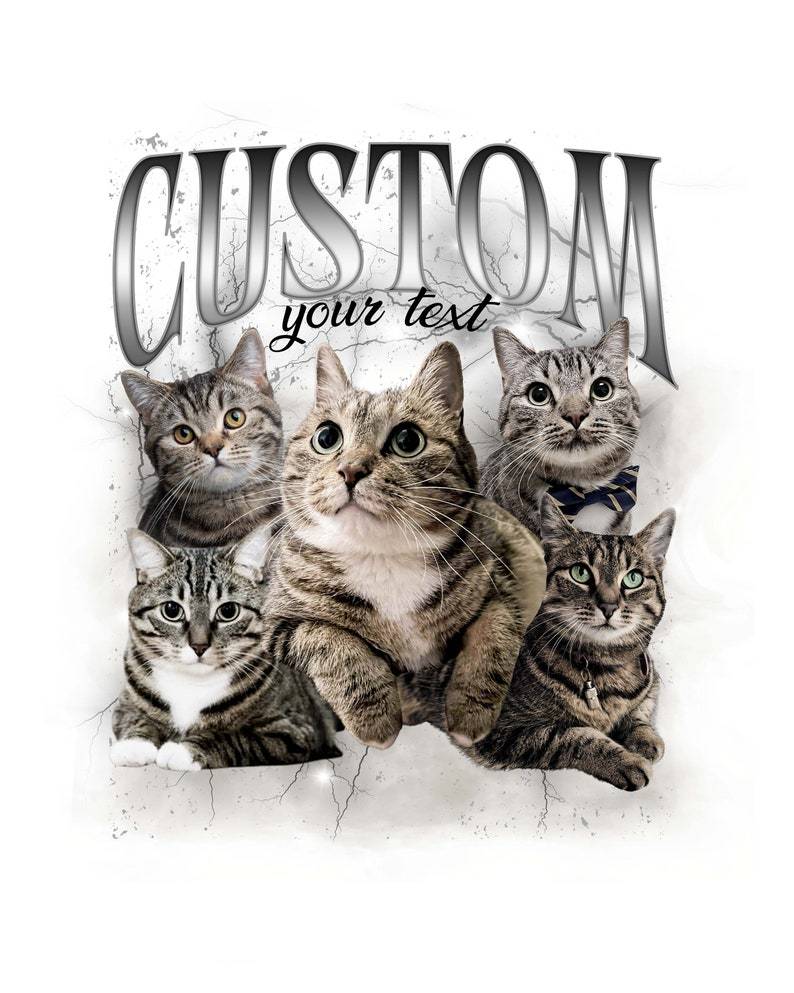 ペットカスタムヴィンテージユニセックスTシャツ、犬パーソナライズブートレッグレトロ90年代