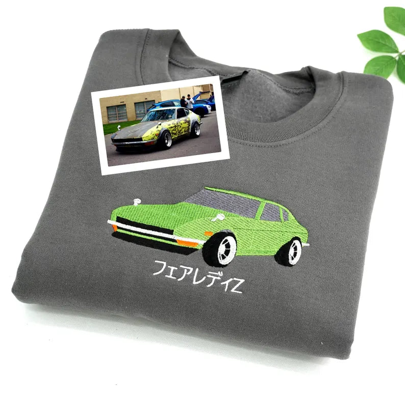 ✨50% Off✨カスタムカー写真刺繍Tシャツ・パーカー(2 点購入で送料無料)