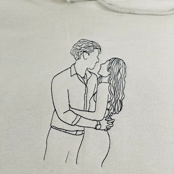 オリジナル 写真 名前 刺繍 スウェット トレーナー