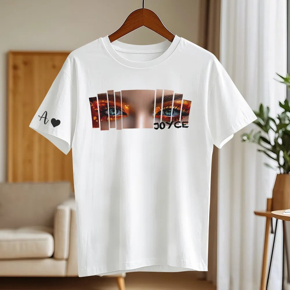 大切な人の瞳プリントTシャツ/スウェット/パーカー - 見つめ合うだけで伝わる想い