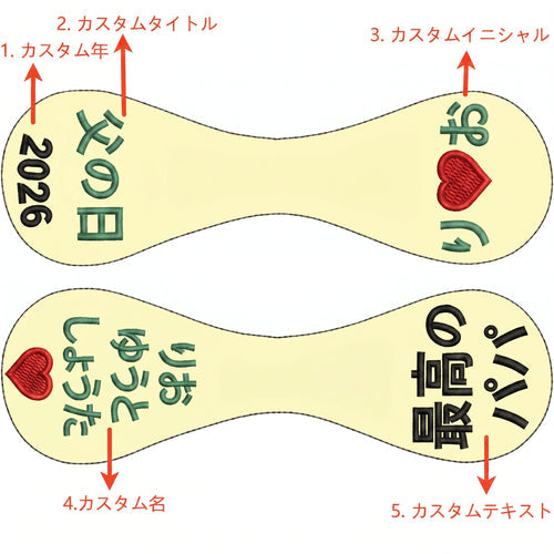 オリジナル刺繍入り 野球・ソフトボール — 父の日に贈る名入れギフト