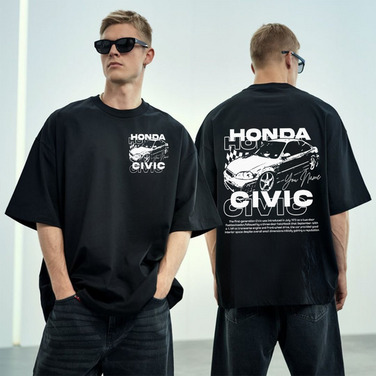 カスタマイズされた車の柄のトレンドのTシャツ、スウェットシャツ、パーカー