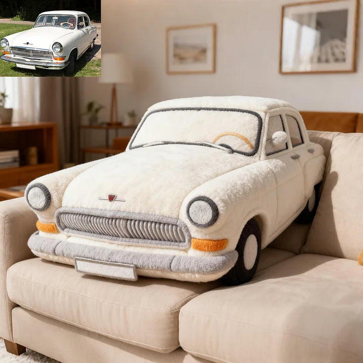 ✨ 夢の愛車を抱きしめよう：パーソナライズドカー枕 🚗