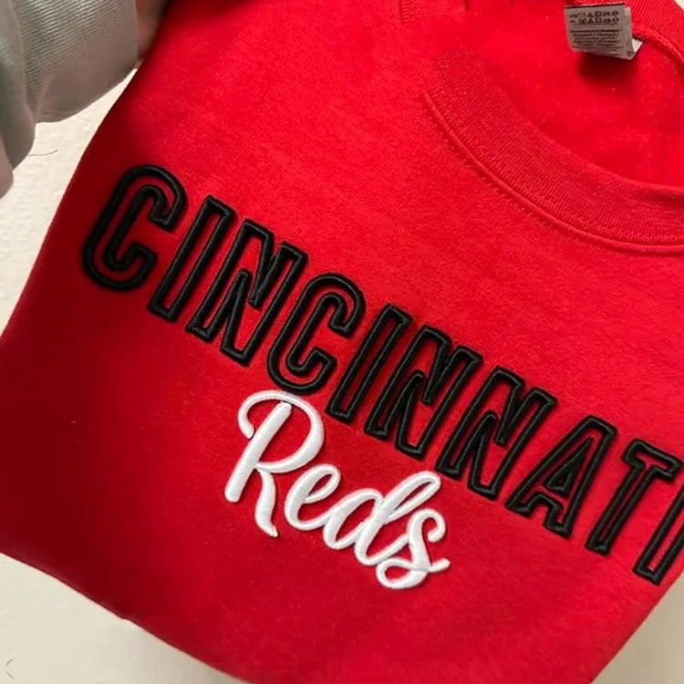 Embroidered Name Sweatshirt Hoodie Embroidery College Couples Matching Hoodies Crew Neck Sorority Anniversary Gift