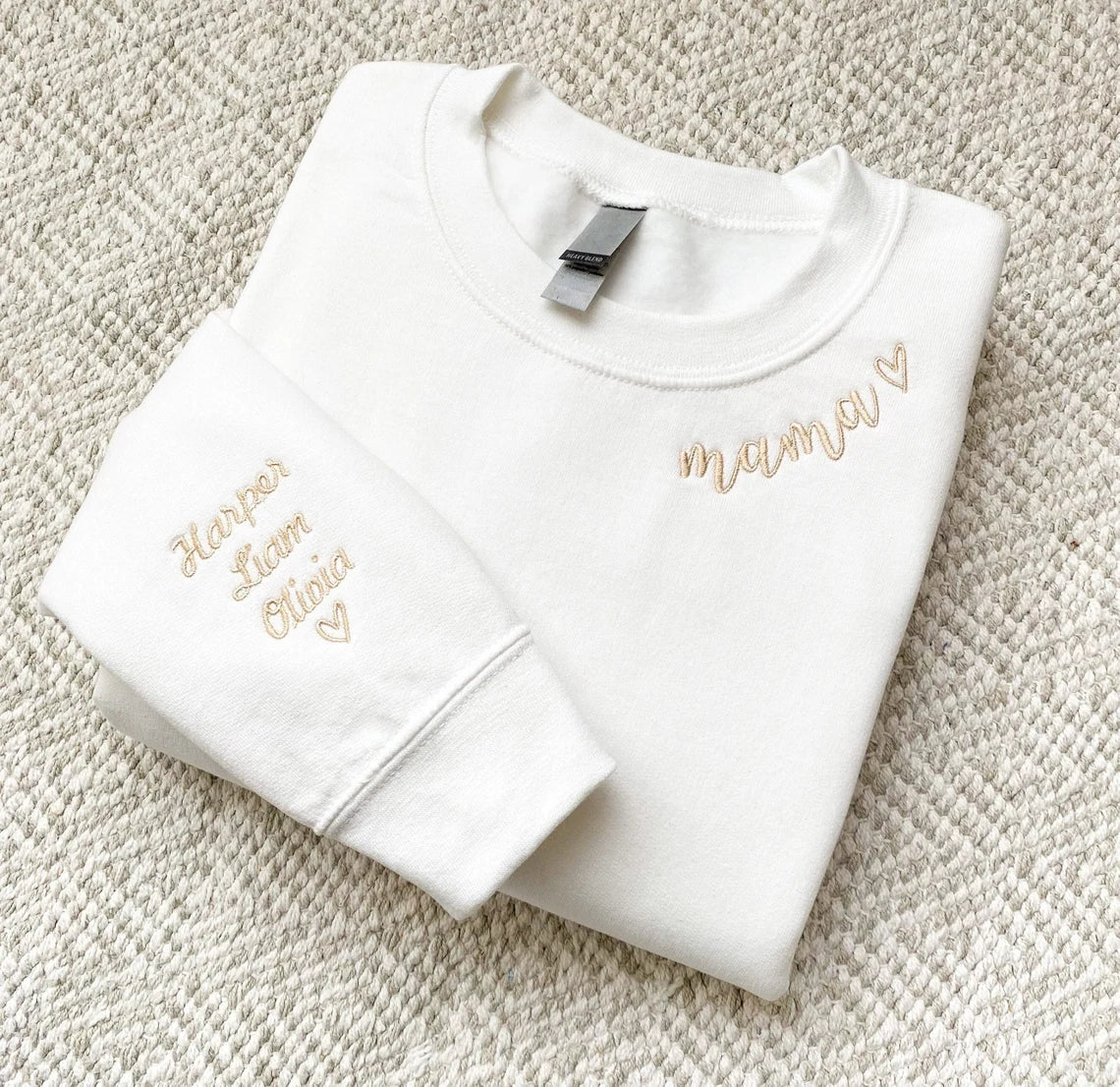 お子様名入れ刺繍「MAMA」スウェット