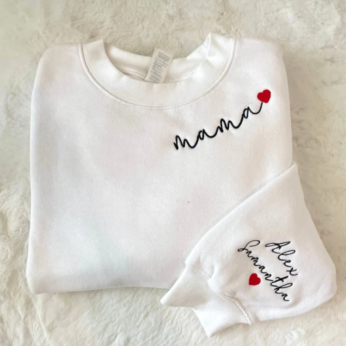 お子様名入れ刺繍「MAMA」スウェット
