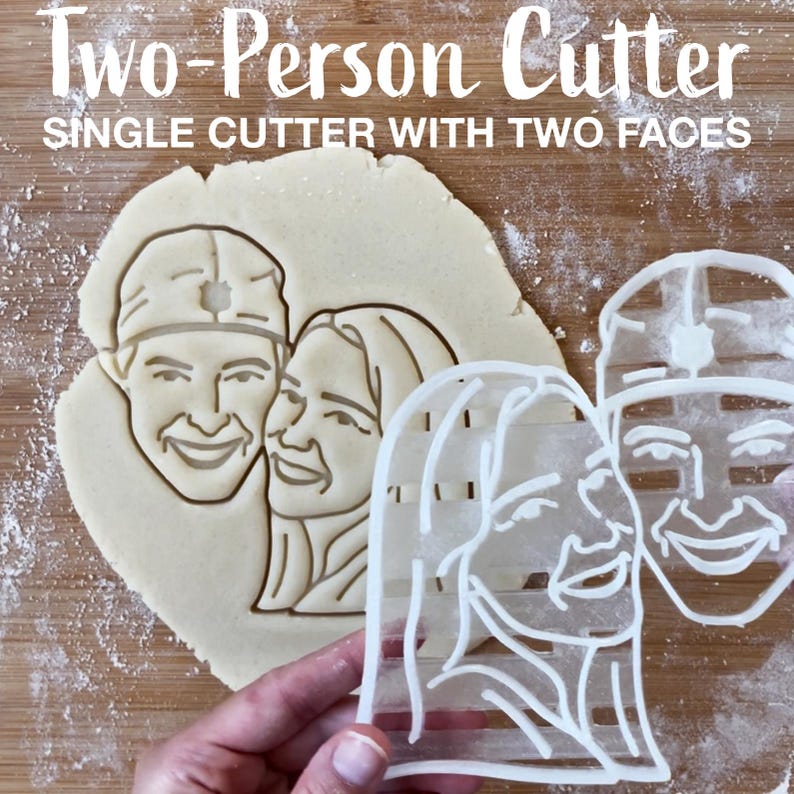 カスタムポートレートクッキーカッター